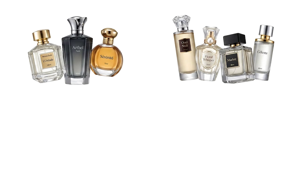 Arabic fragrance collection — oud and amber perfumes